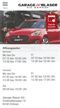 Mobile Screenshot of garage-blaser.ch
